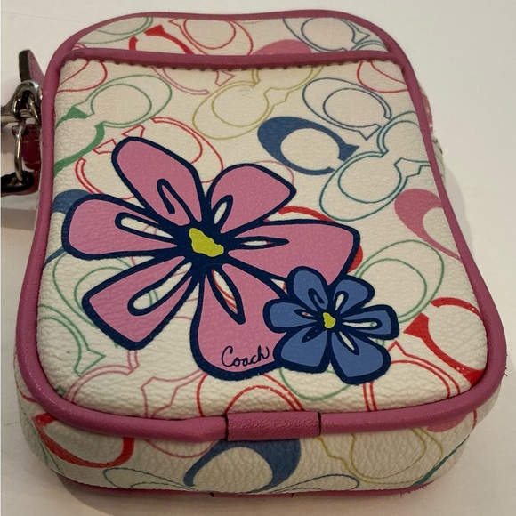 COACH, Y2K Floral Multicolor Digital Camera Wristlet Pouch, RARE! - Picture 2 of 13